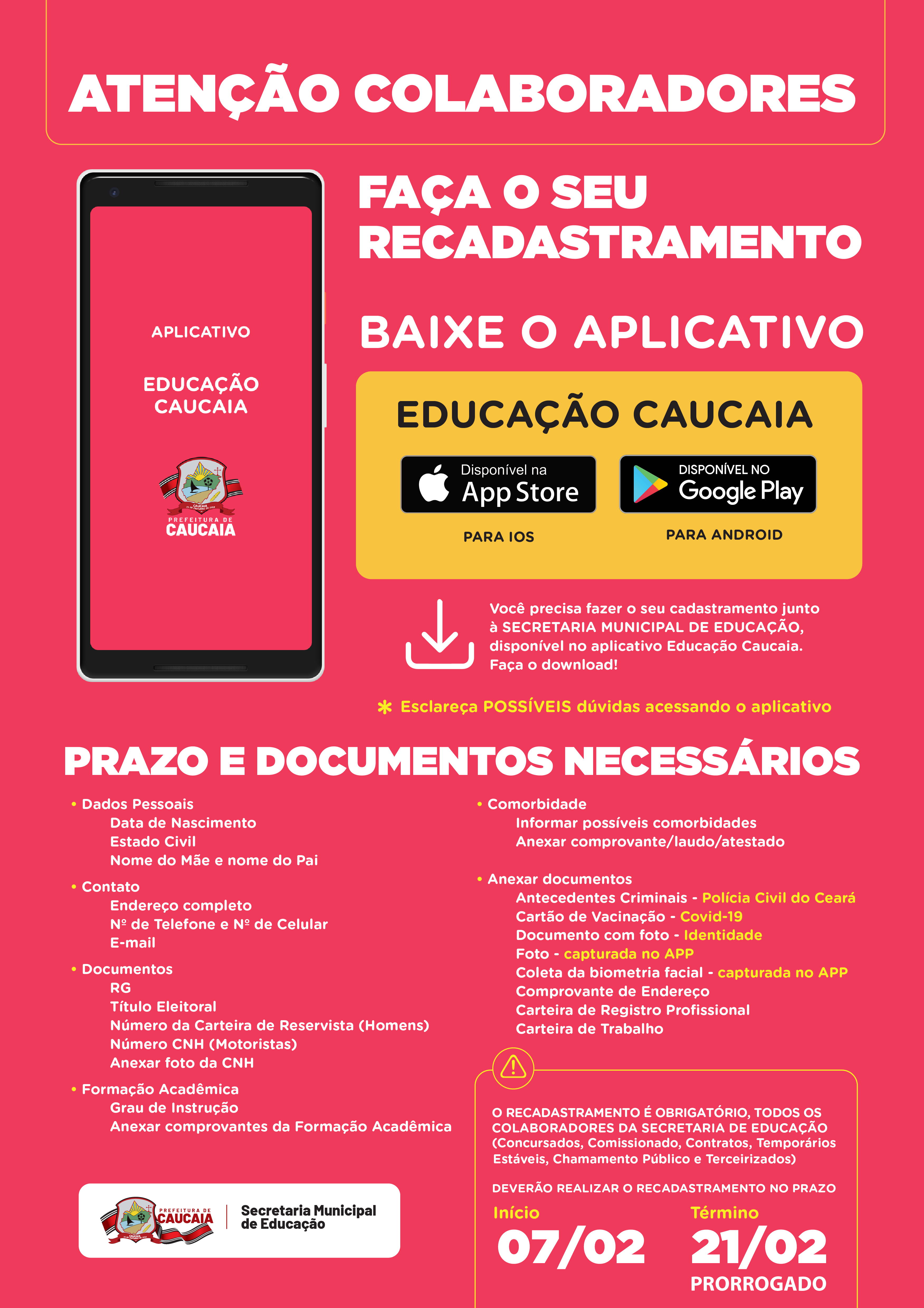 recadastramento sme